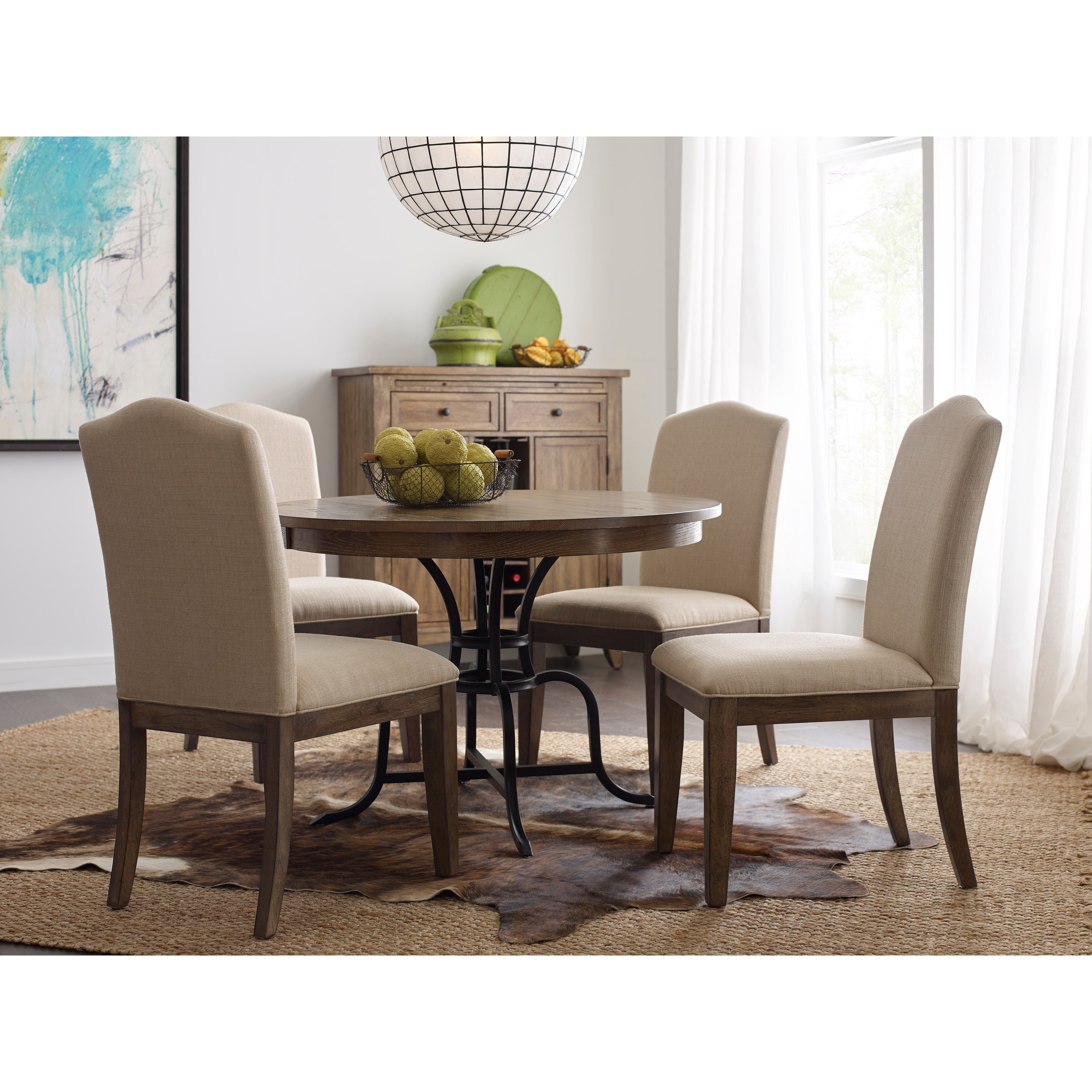 Kincaid Furniture The Nook 44" Round Solid Wood Dining Table with